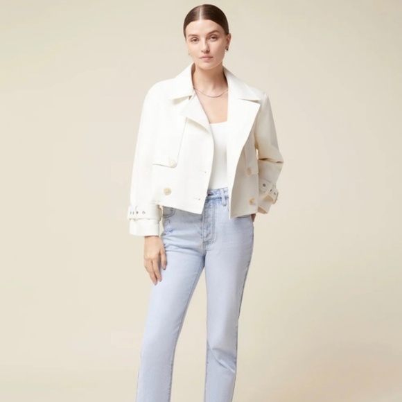 Rachel Parcell Vegan Leather Jacket XS - Picture 1 of 5